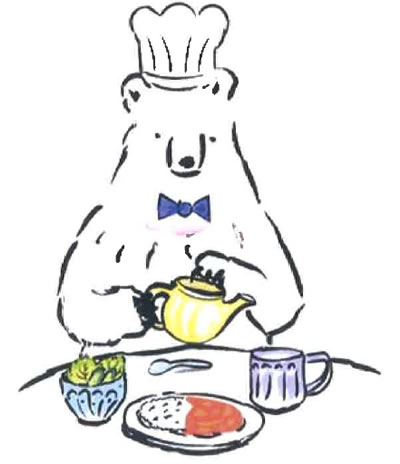 こいわキッズ食堂を表わすキャラクターイラスト